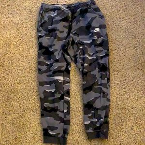 Nike camo joggers